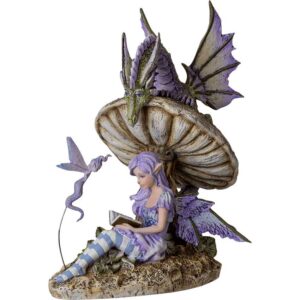 Story Teller Dragon and Fairy Statue