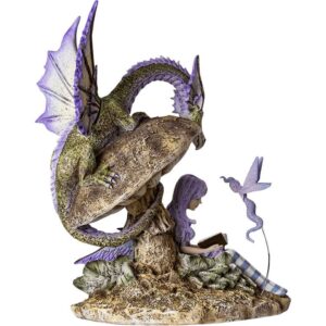 Story Teller Dragon and Fairy Statue