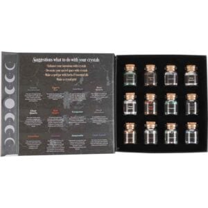 Set of 12 Crystals for Spells