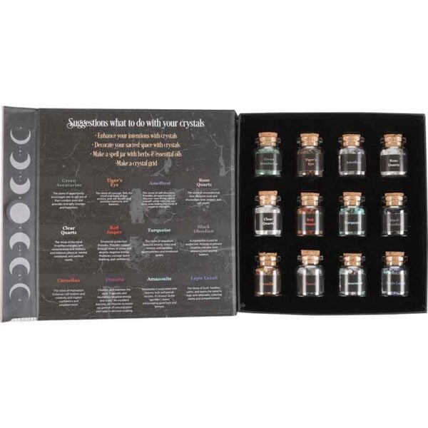 Set of 12 Crystals for Spells