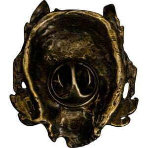 Laurel Wreath Skull Pin