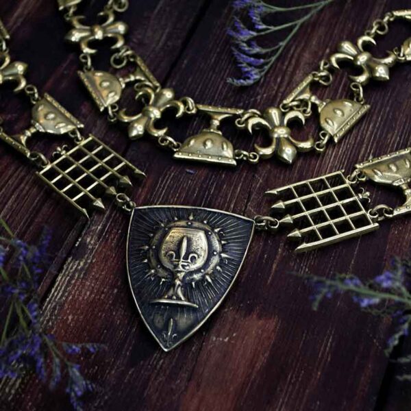 Grail and Lilium Knight's Chain Collar