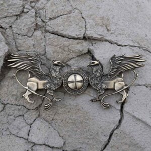 Brass Griffin Cloak Clasp