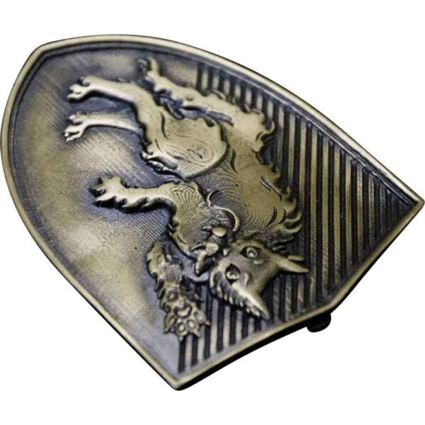Heraldic Medieval Cat Brooch