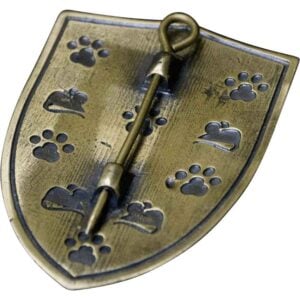 Heraldic Medieval Cat Brooch