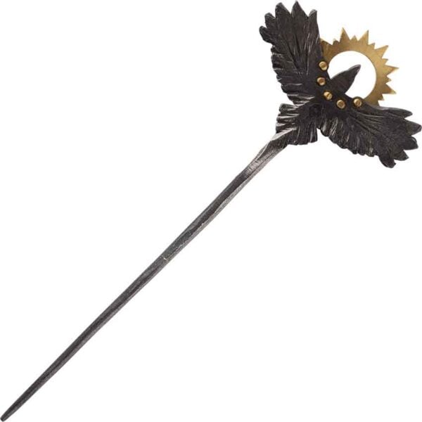 Raven Sun Hairpin