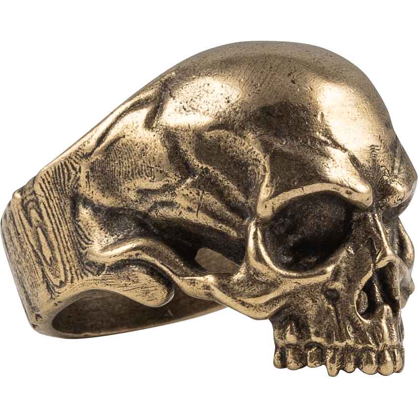 Brass Skull Ring