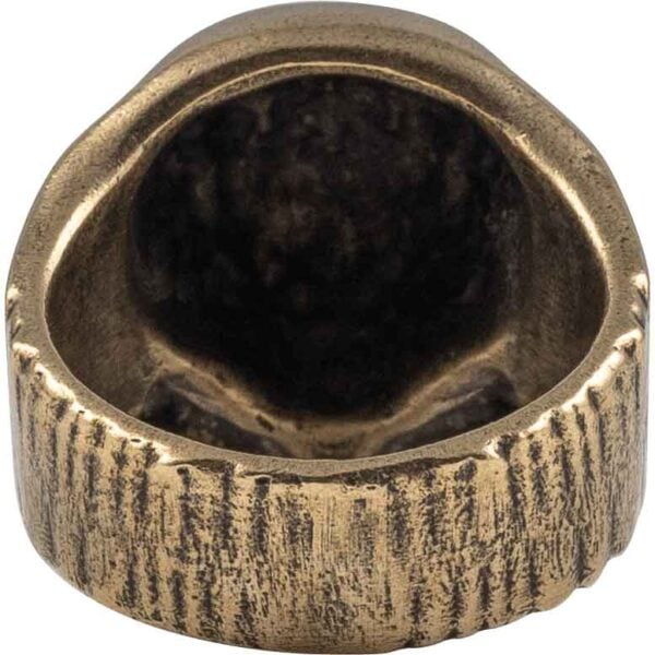 Brass Skull Ring