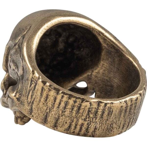 Brass Skull Ring
