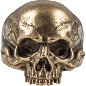Brass Skull Ring