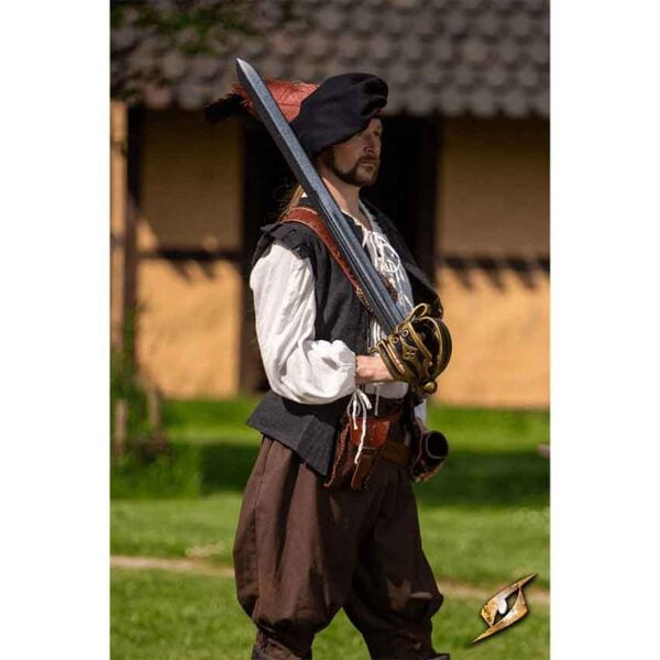 Basket-Hilted LARP Broadsword