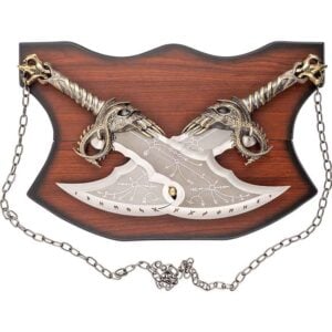 Dual Chained War God Swords