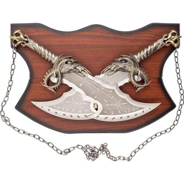 Dual Chained War God Swords