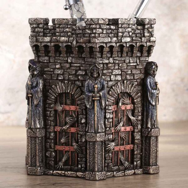 Bronze Warden of the Damned Pen Holder