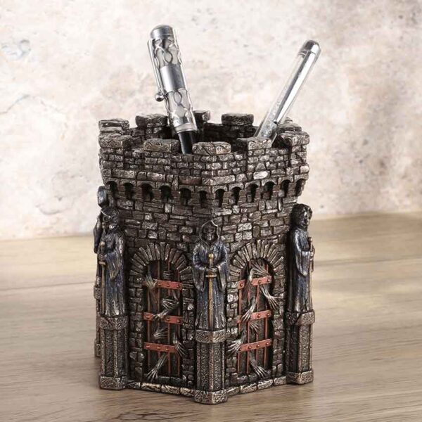Bronze Warden of the Damned Pen Holder