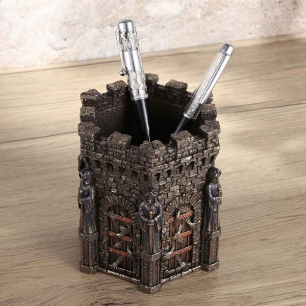 Bronze Warden of the Damned Pen Holder