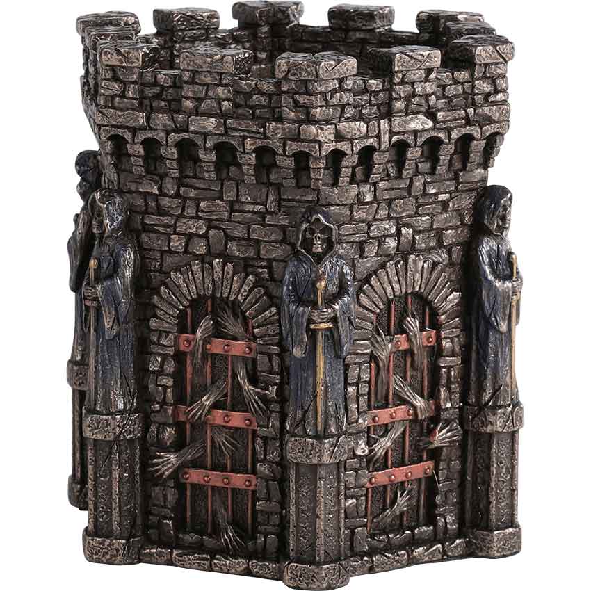Bronze Warden of the Damned Pen Holder