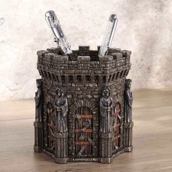 Bronze Warden of the Damned Pen Holder