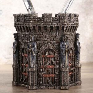 Bronze Warden of the Damned Pen Holder
