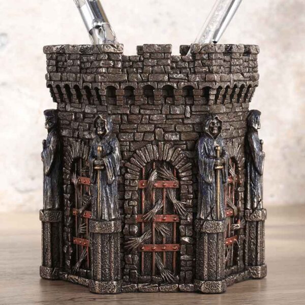Bronze Warden of the Damned Pen Holder