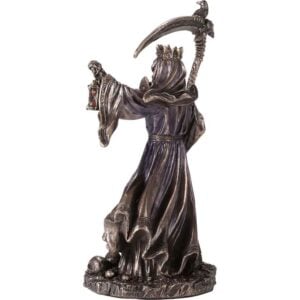 Crowned Reaper with Scythe Statue