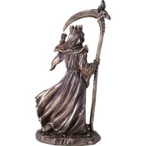 Crowned Reaper with Scythe Statue