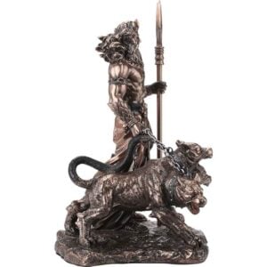 Hades with Cerberus Statue