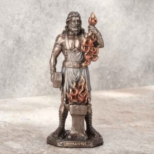 Bronze Hephaestus God of Smithing Statue