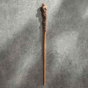 Wooden Owl Magic Wand