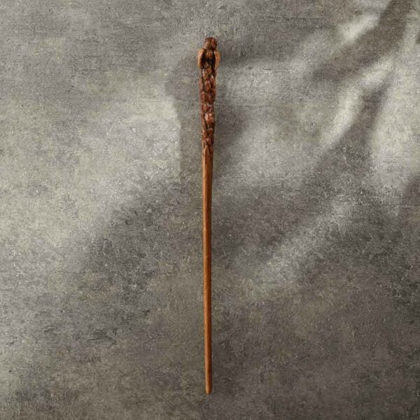 Wooden Owl Magic Wand