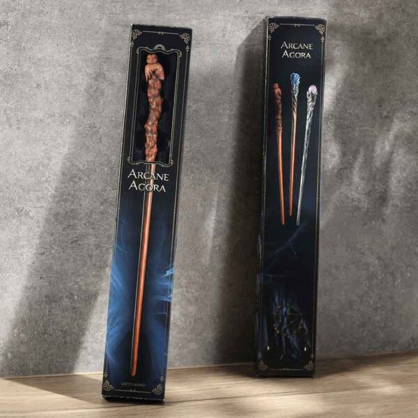 Wooden Owl Magic Wand