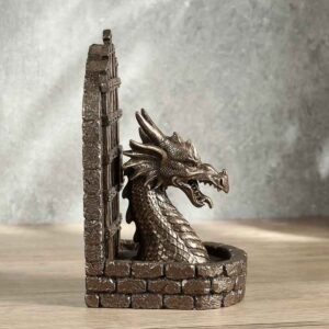 Dungeon Guardian Dragon Bookend