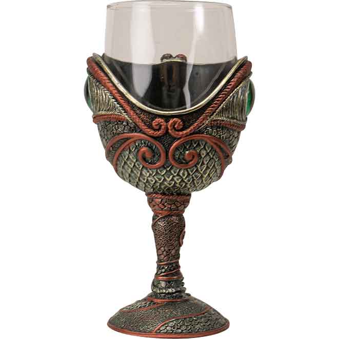 Emerald Dragon Eye Goblet