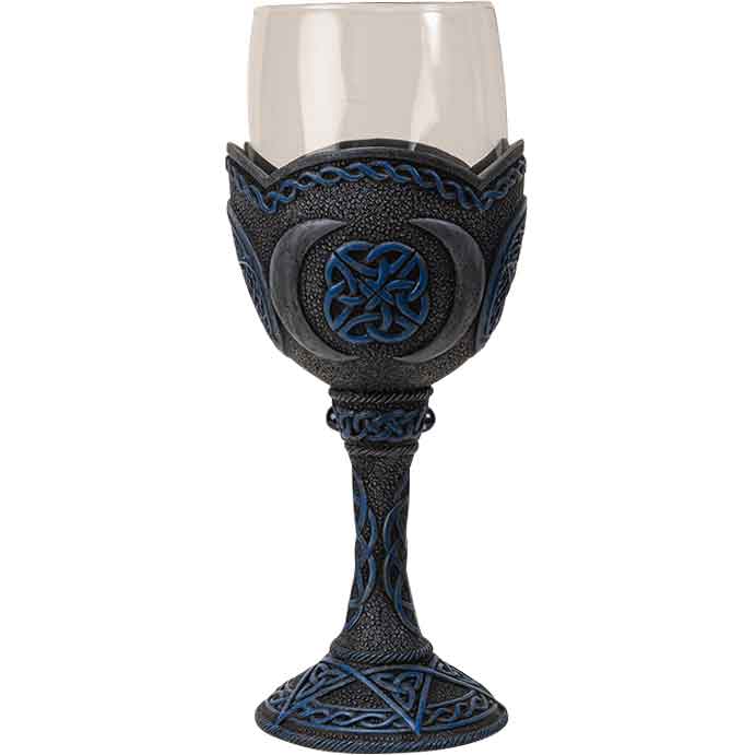 Pentagram Glass Goblet