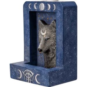 Lunar Wolf Backflow Incense Burner