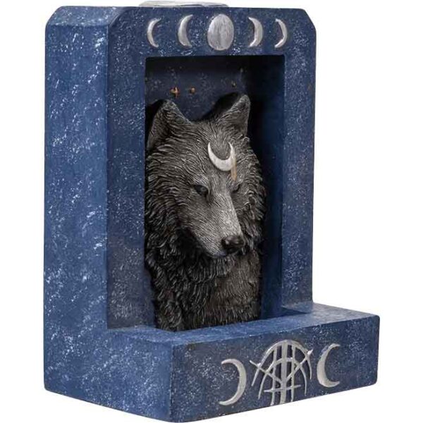 Lunar Wolf Backflow Incense Burner