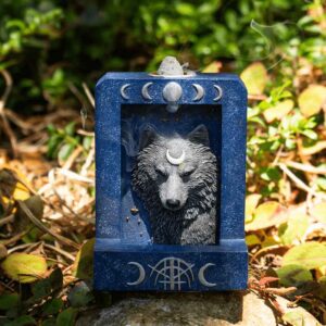 Lunar Wolf Backflow Incense Burner