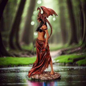 Meike and Companion Dragon Statue