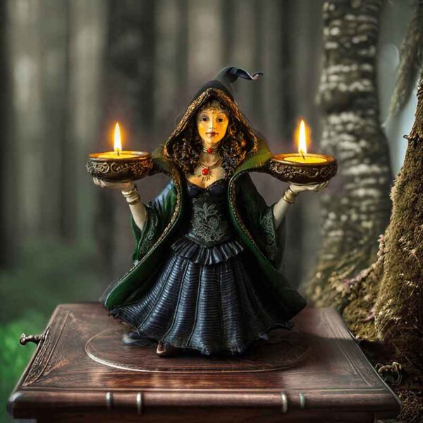 Omen Witch Double Votive Holder