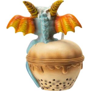 Boba Tea with George Dragon Statue