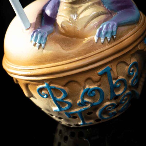 Boba Tea with George Dragon Statue