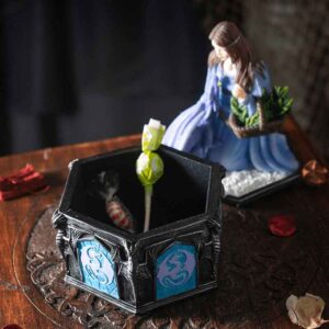 Winter Maiden Dragon Trinket Box