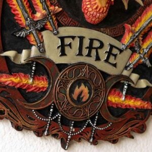 Fire Elemental Plaque