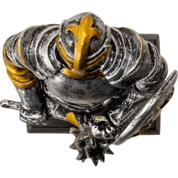 Late Medieval Knight with Flail Statue