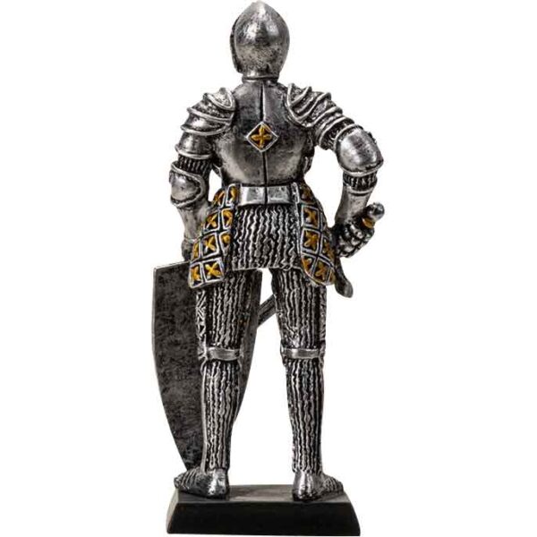 Medieval Lion Knight Statue