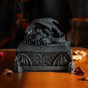 Celtic Dragon Tomb Trinket Box