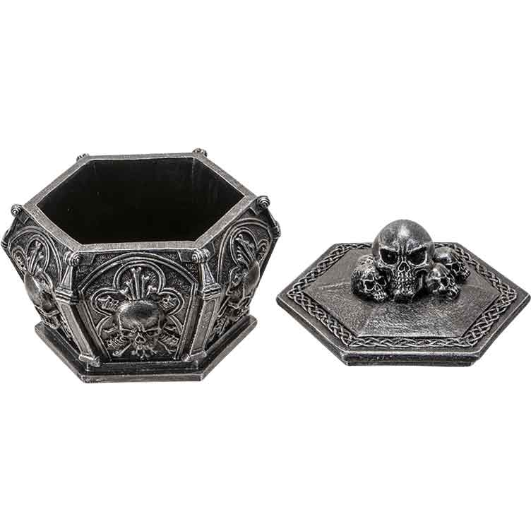 Skull Ossuary Trinket Box