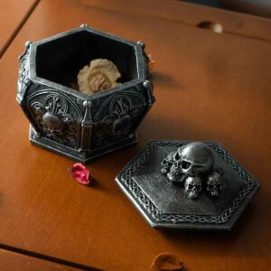 Skull Ossuary Trinket Box