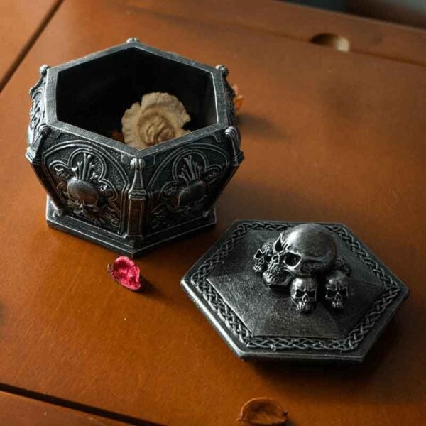 Skull Ossuary Trinket Box