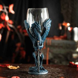 Blue Dragon Blade Goblet